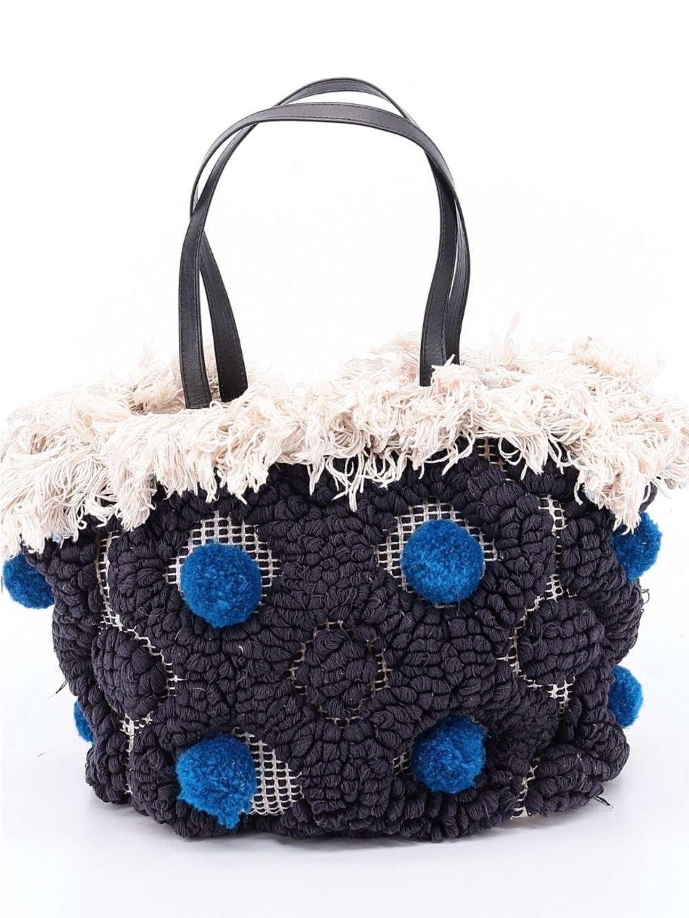 Tory Burch Pom Pom tote shoulder bag purse